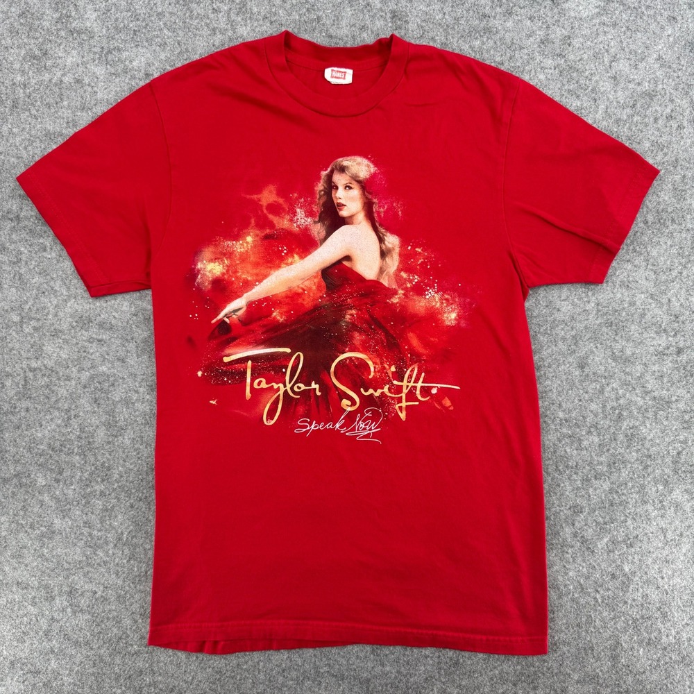 Taylor Swift "Speak Now" 2011 Tour Red Size M Medium T-Shirt